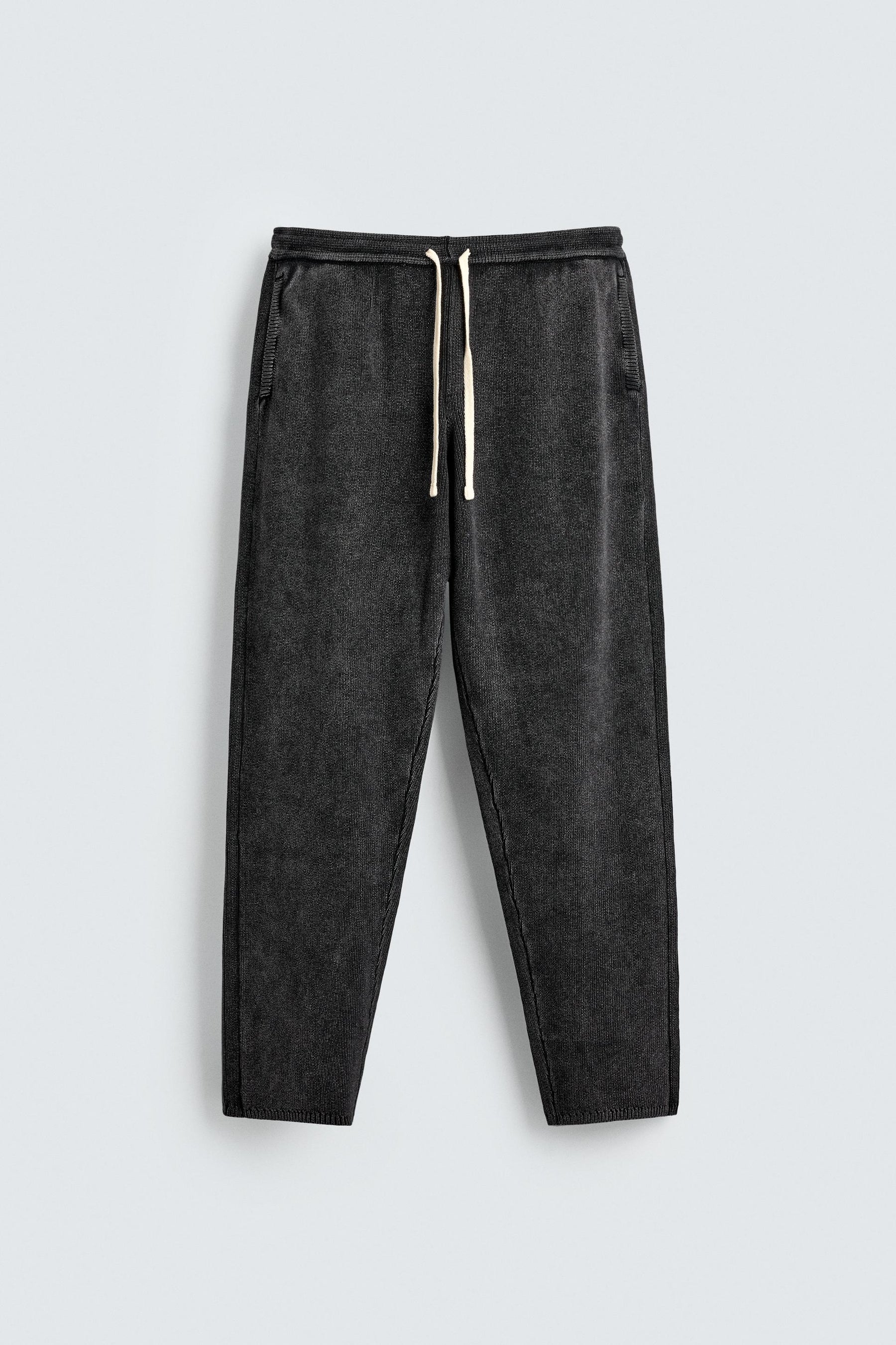 Textured Knit Trousers