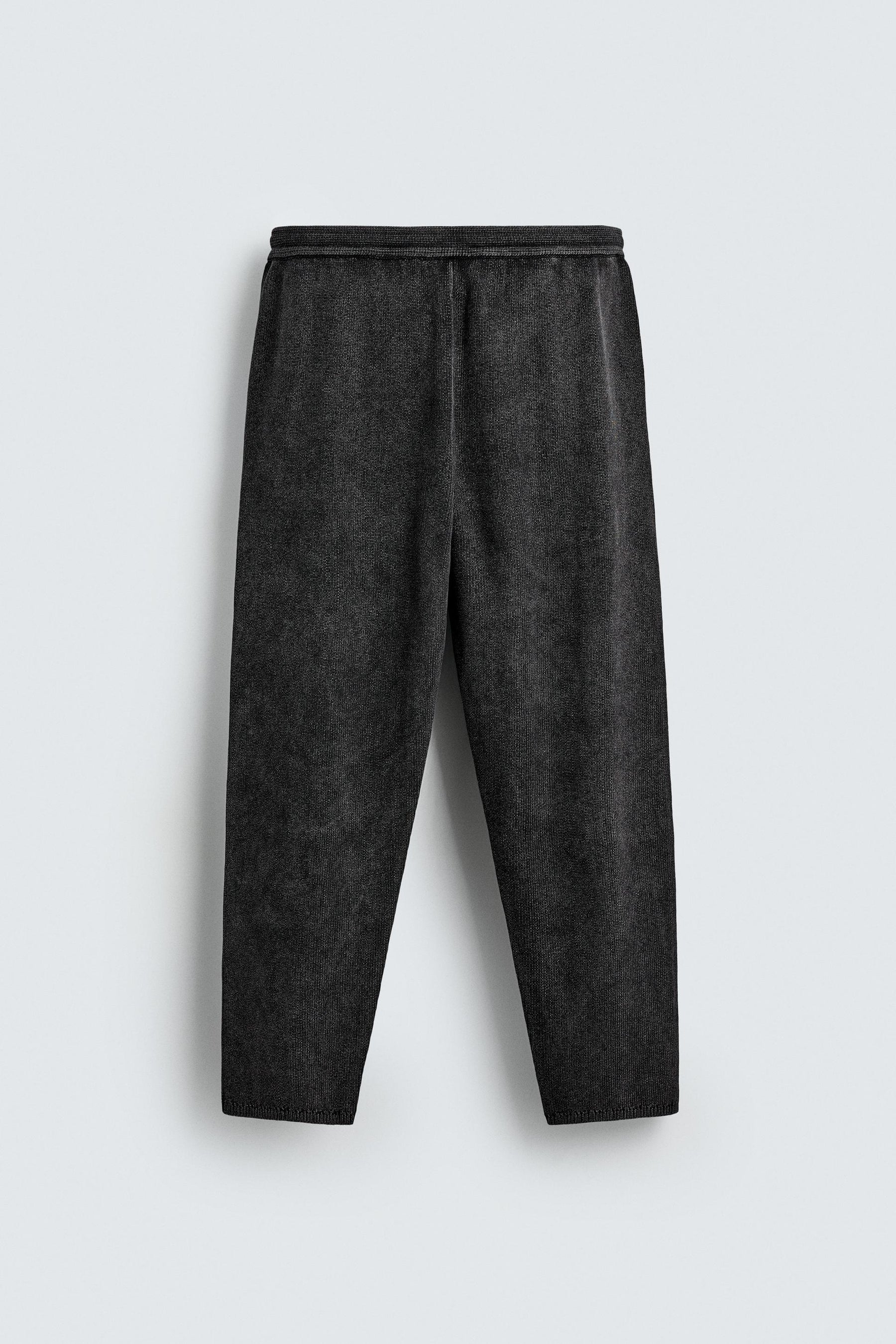 Textured Knit Trousers