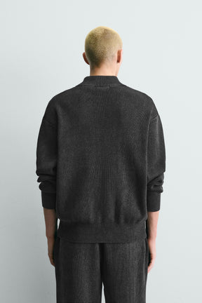 Textured Knit Cardigan