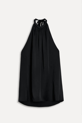 Neckholder-Top mit Bindeband