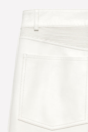 LEATHER BIKER TROUSERS LUDOVIC DE SAINT SERNIN x - Image 3