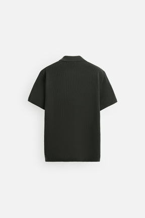 TEXTURED KNIT POLO SHIRT - Image 7