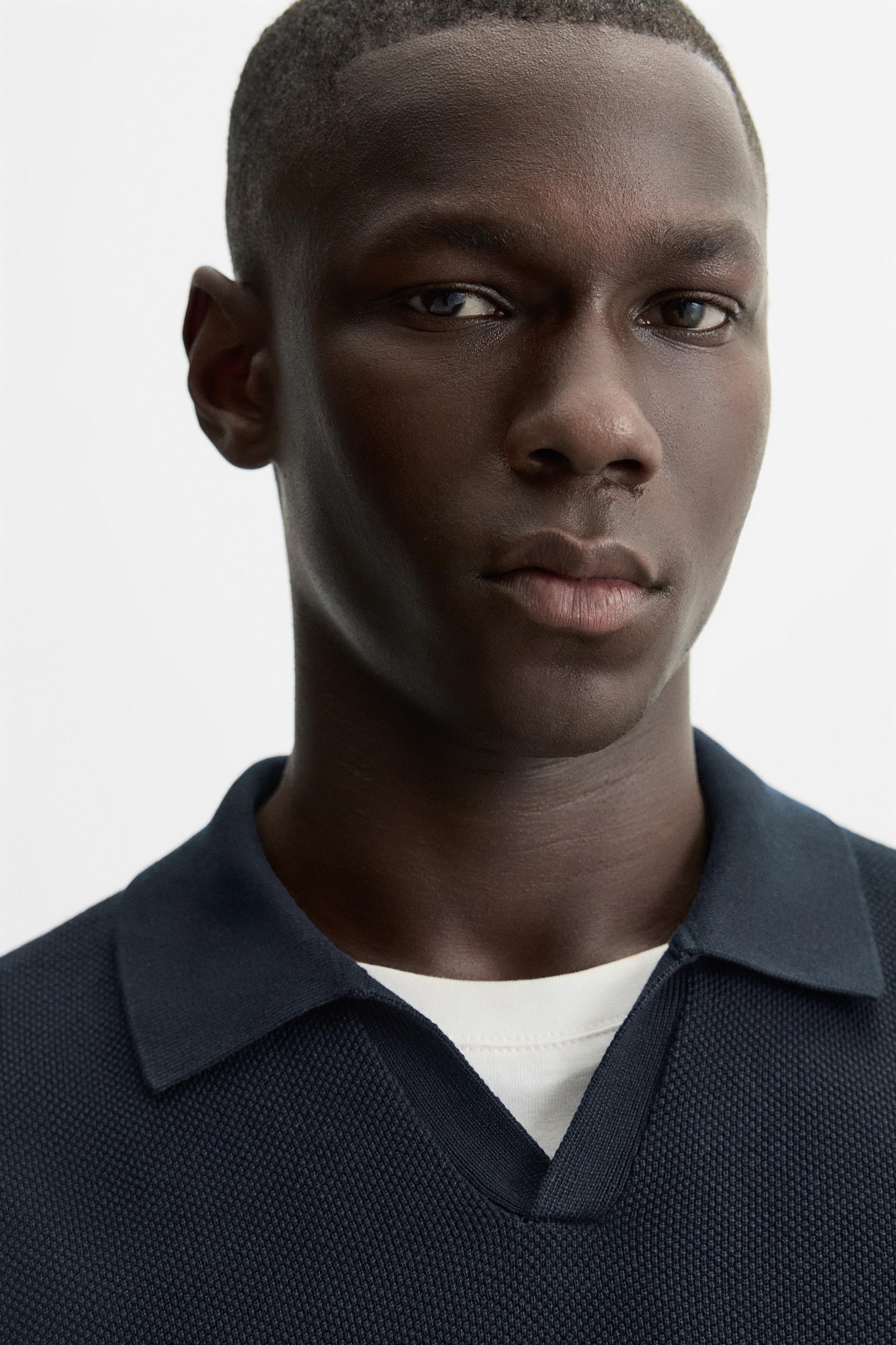 TEXTURED KNIT POLO SHIRT - Image 5