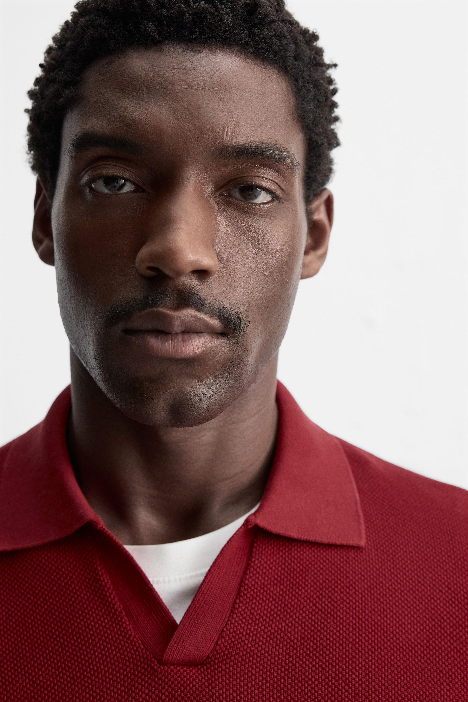 TEXTURED KNIT POLO SHIRT - Image 6