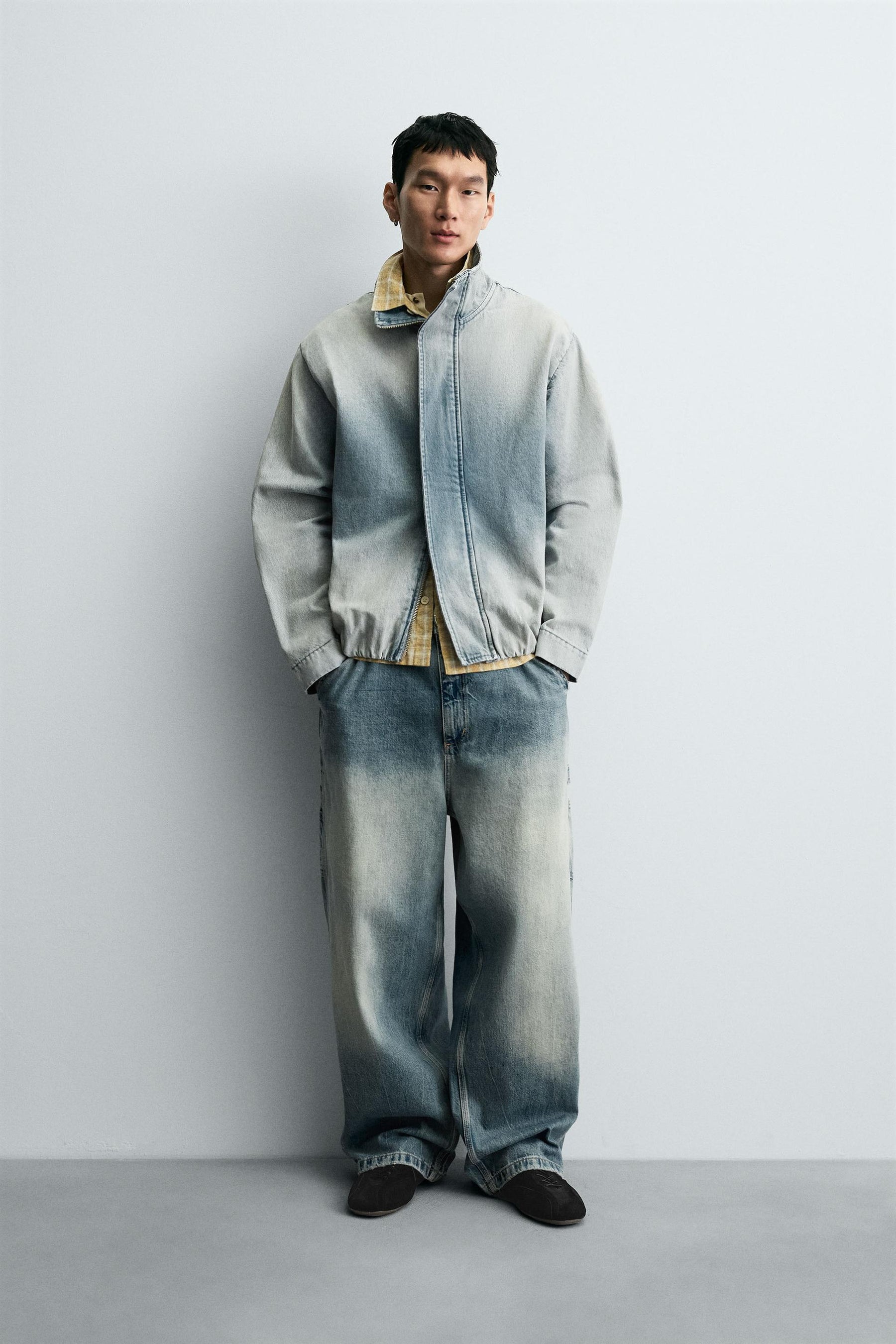 WASHED DENIM JACKET - Image 1