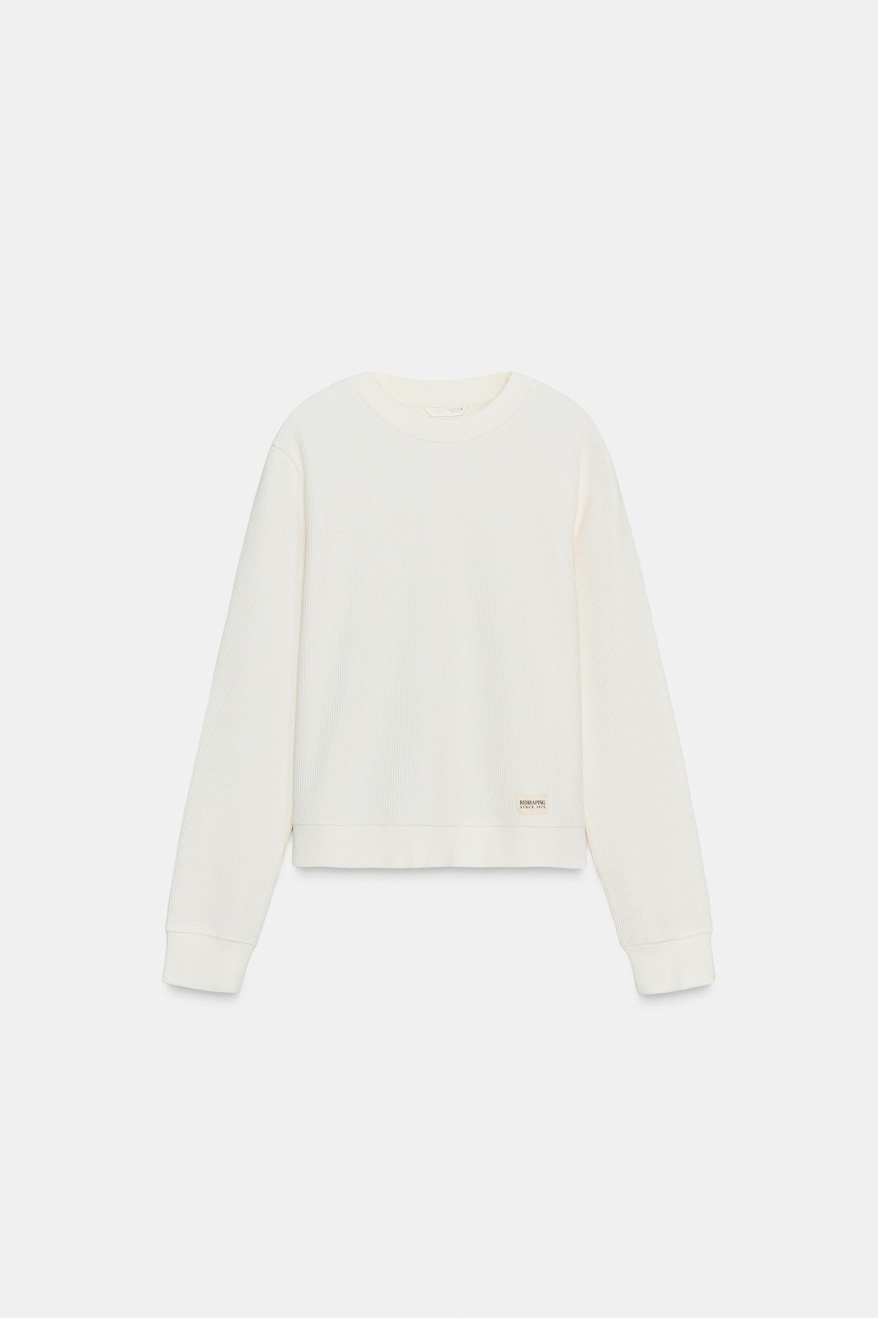 Waffelstrick-T-Shirt