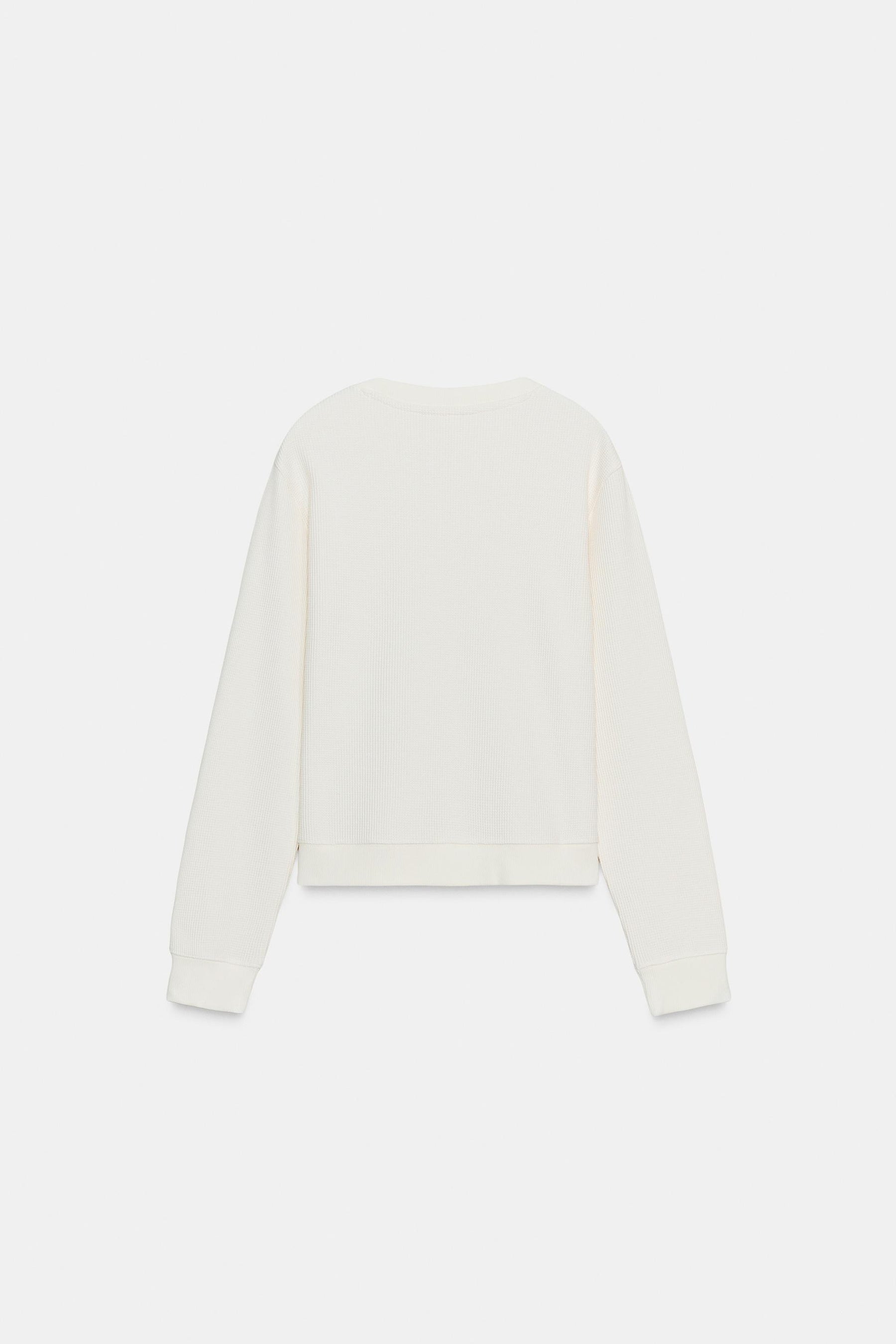 Waffelstrick-T-Shirt