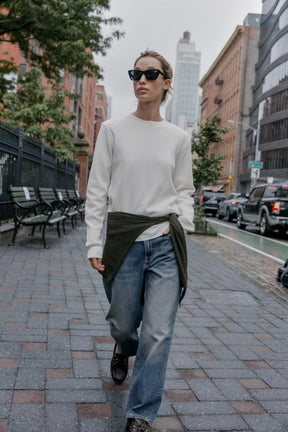 Waffelstrick-T-Shirt