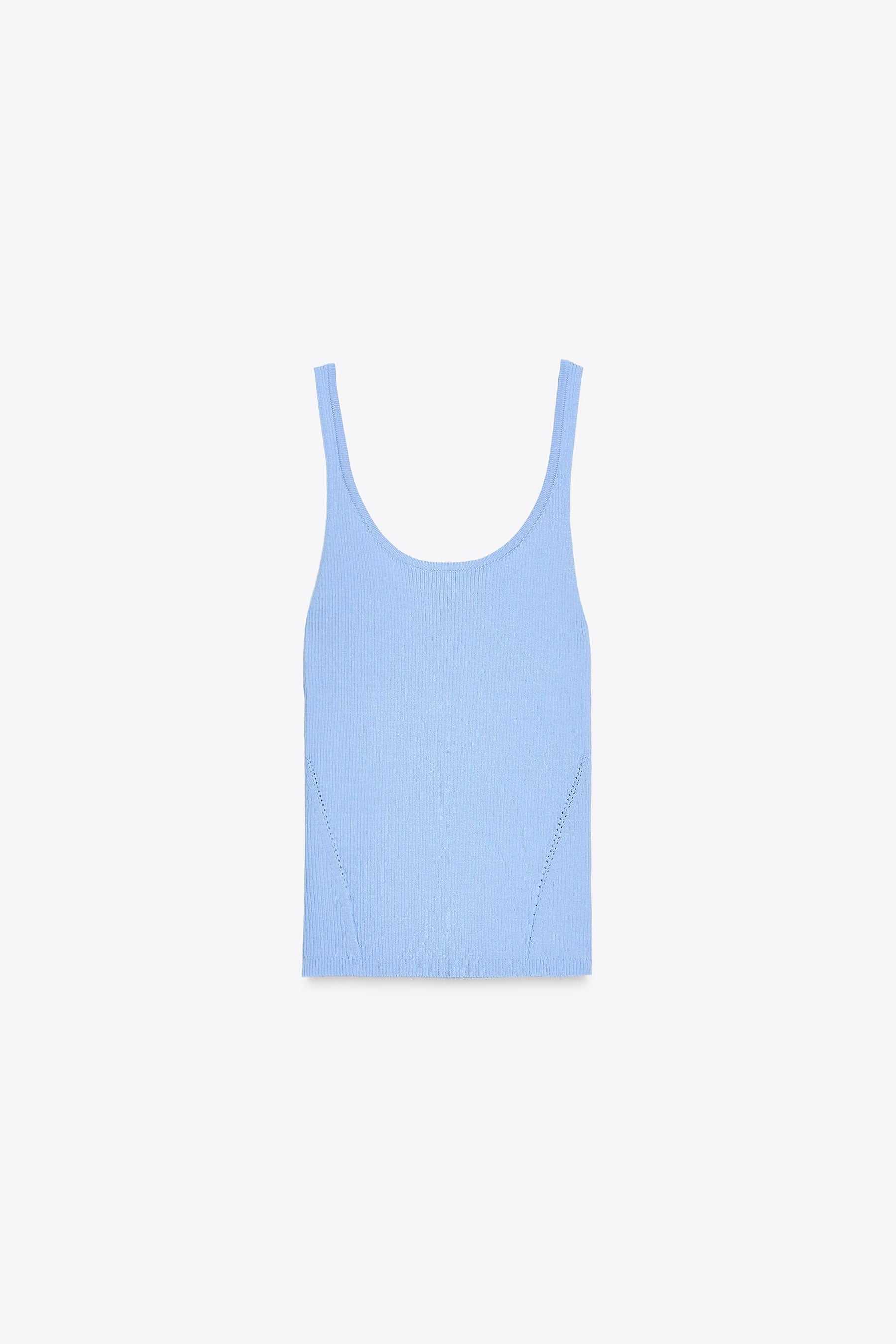 FITTED KNIT TOP - Image 4