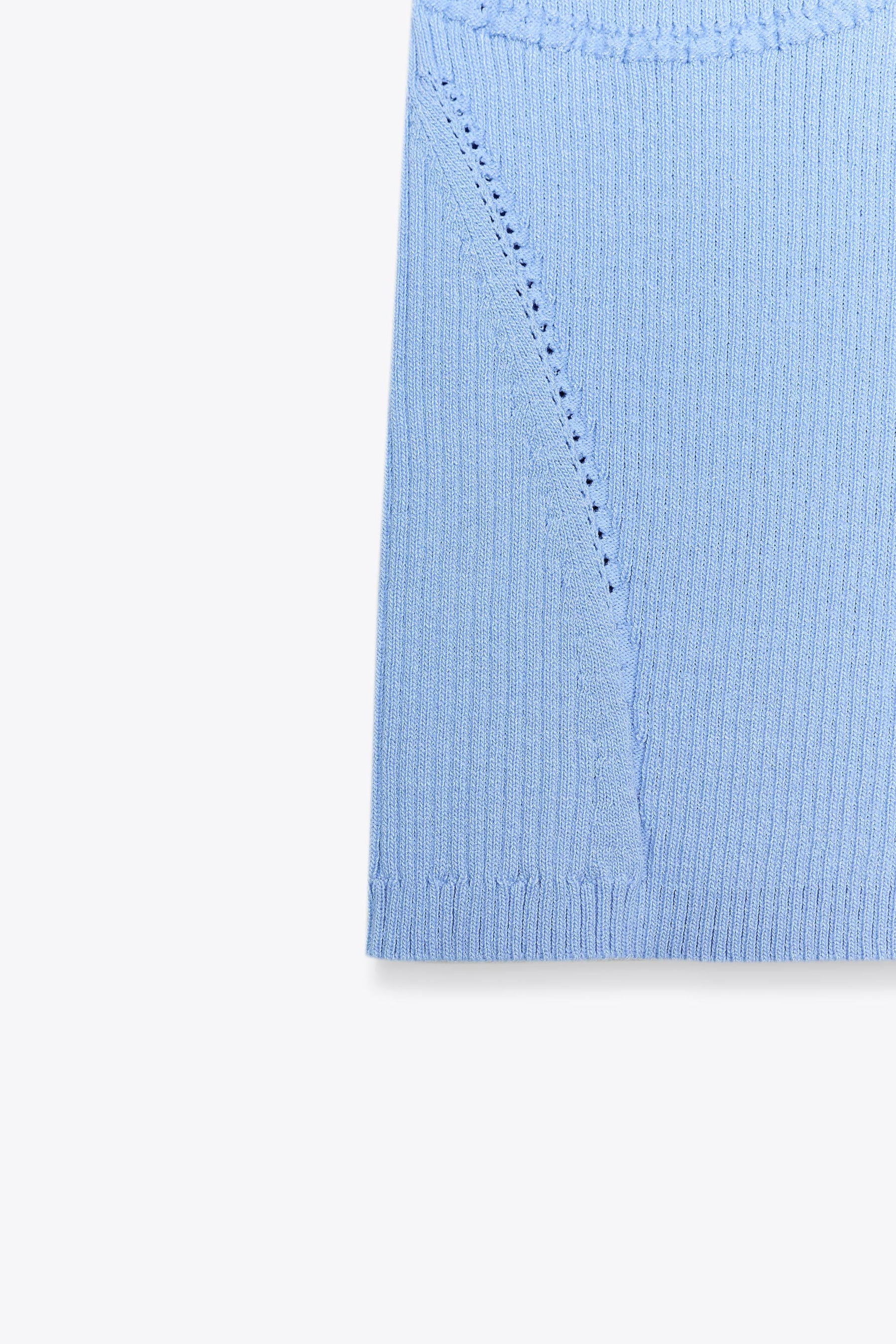 FITTED KNIT TOP - Image 5