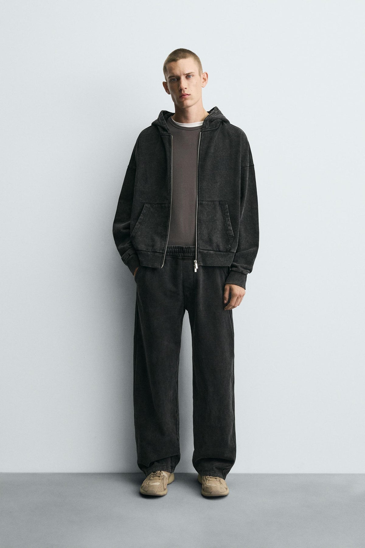 Gewaschene Jogginghosen