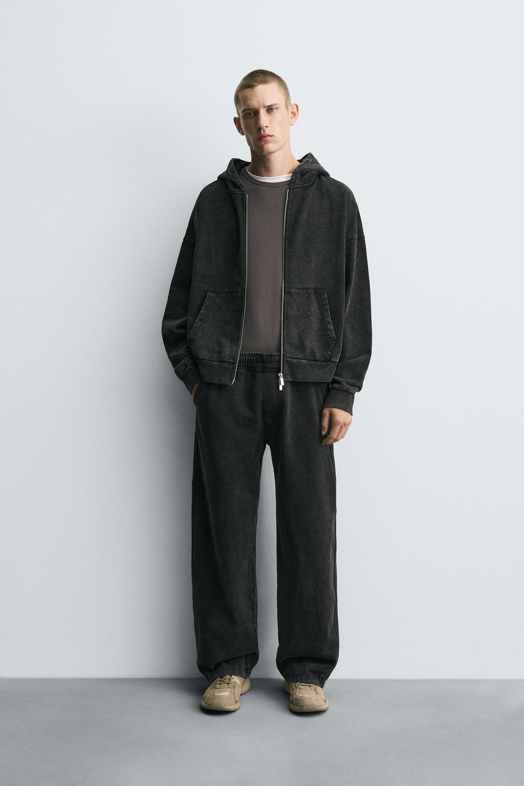 Gewaschene Jogginghosen