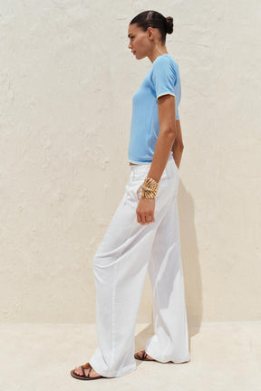 SHORT SLEEVE KNIT JUMPER WITH CONTRAST TRIMS - Image 5