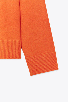 Strickpullover mit V-Ausschnitt