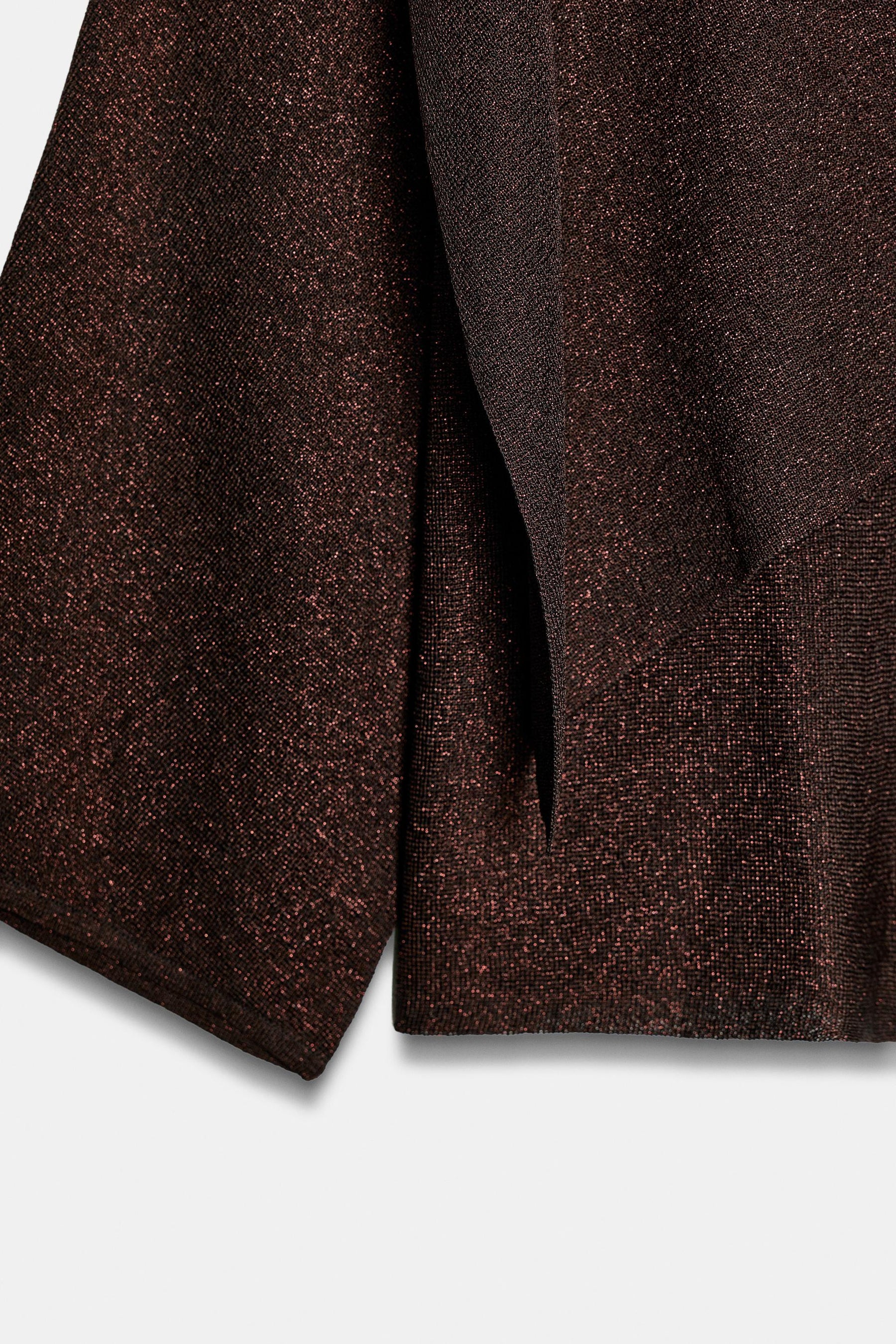 Strickpullover mit Metallic-Faden