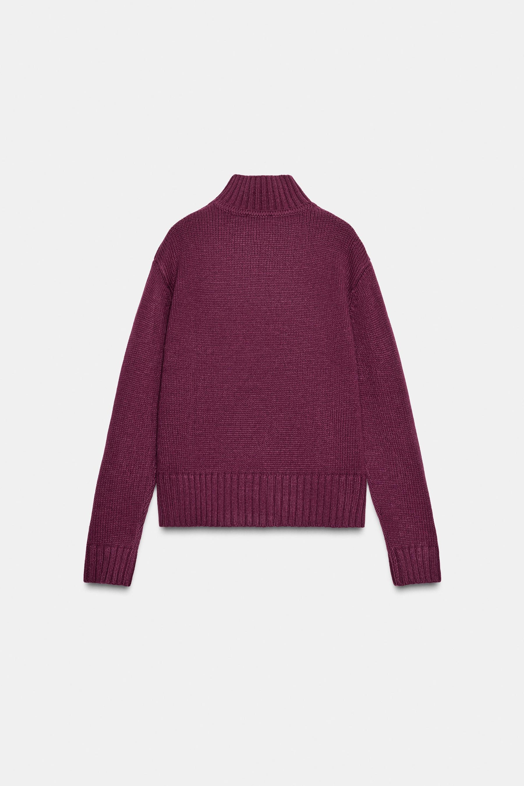 HIGH NECK KNIT JUMPER - Image 6