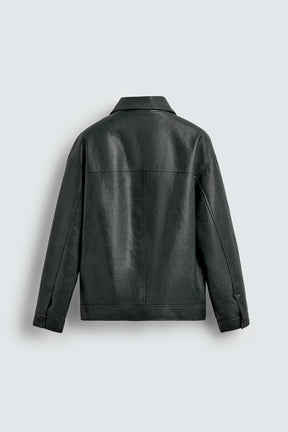 Faux Leather Jacket