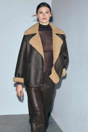 Doppelseitige Modejacke