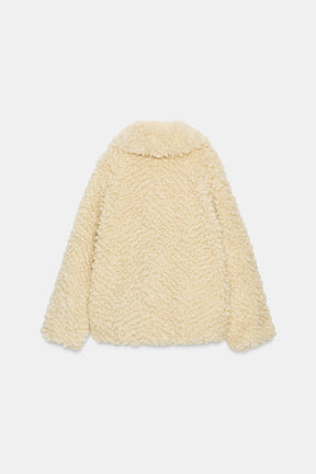 FAUX SHEARLING JACKET ZW COLLECTION - Image 7