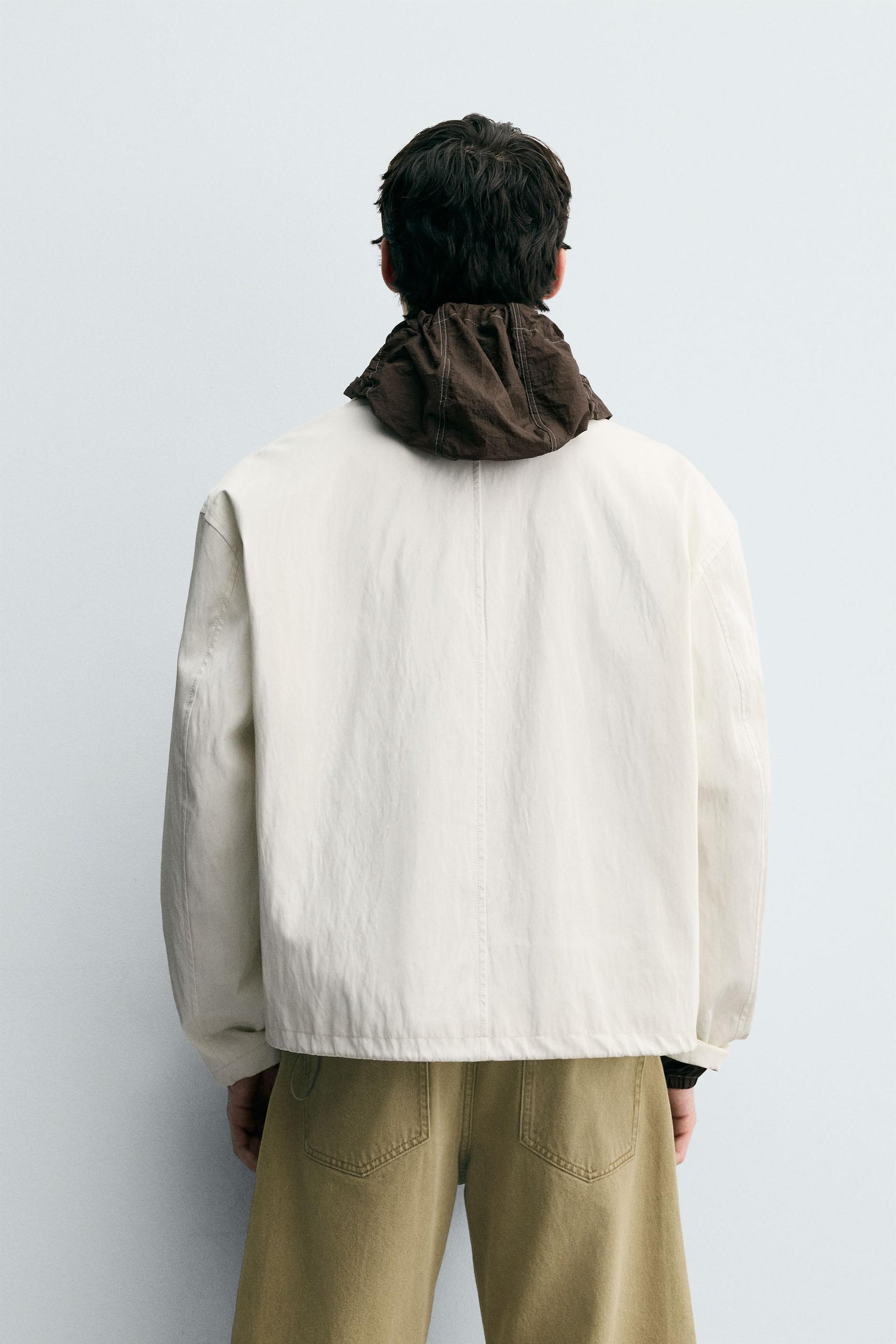 RELAXED FIT SHINY FINISH JACKET - Image 3