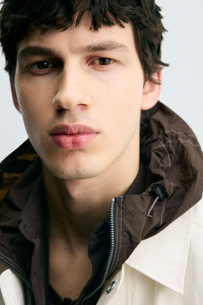 RELAXED FIT SHINY FINISH JACKET - Image 6