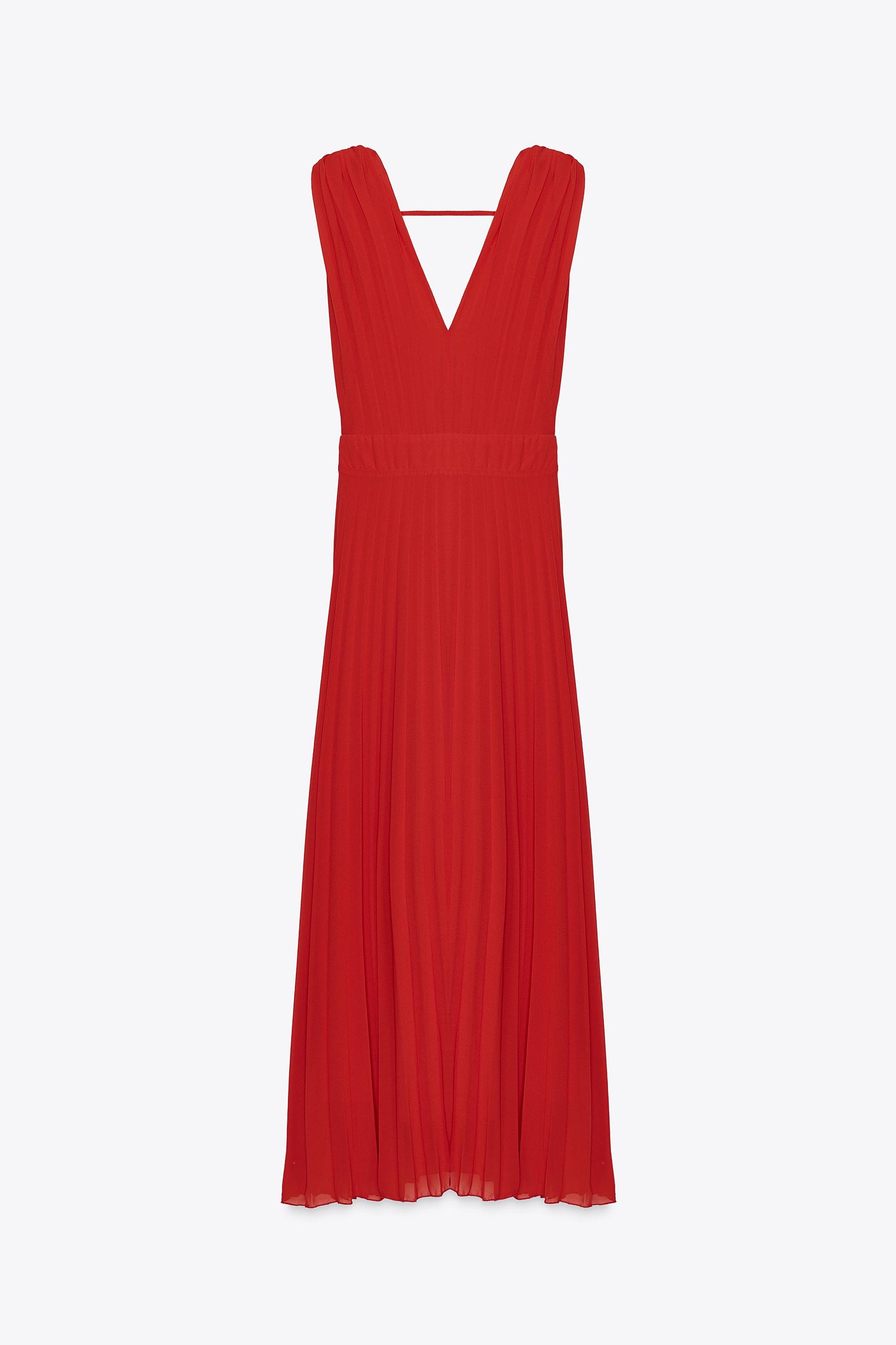 PLEATED MIDI DRESS - Image 4