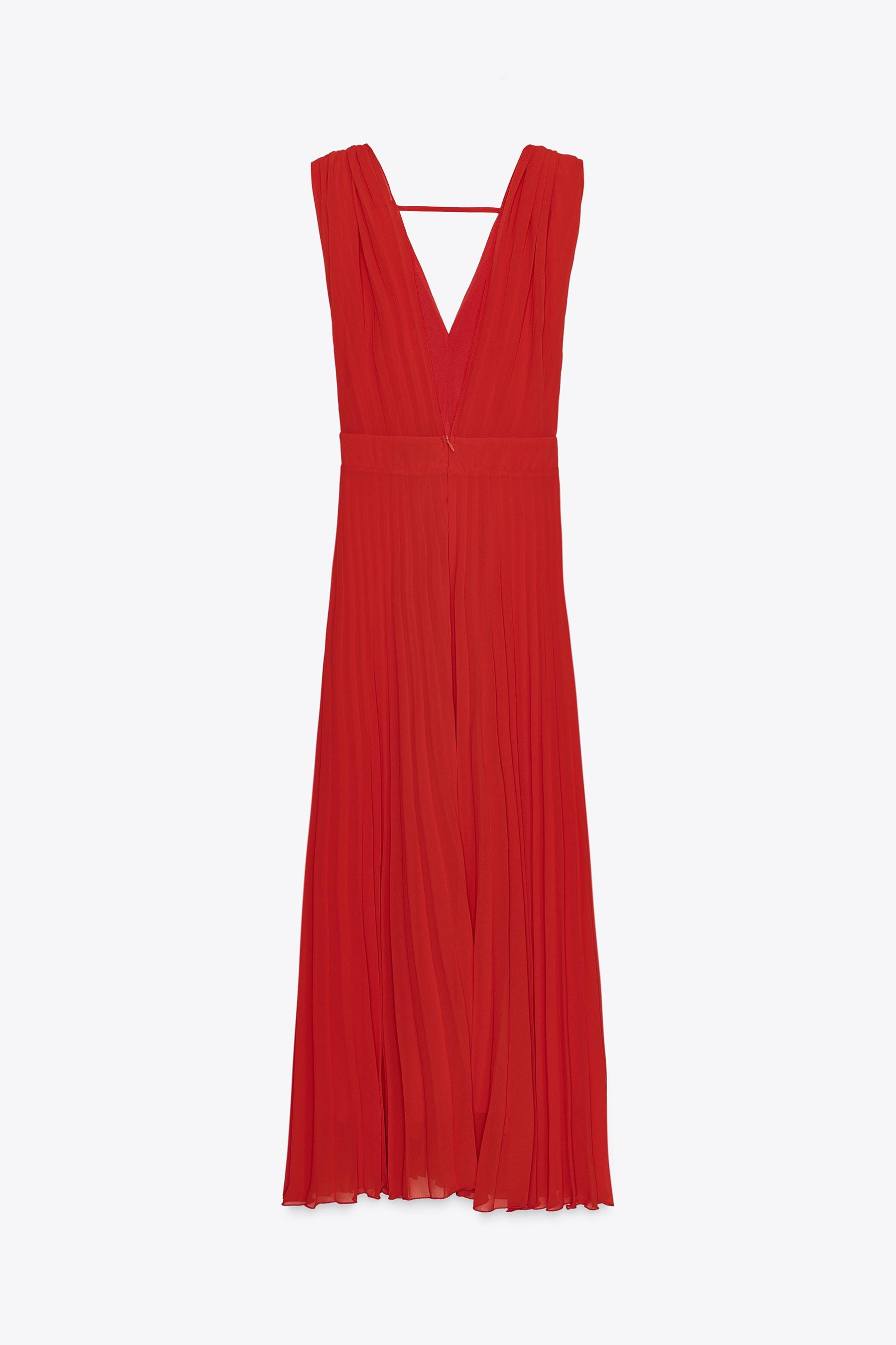 PLEATED MIDI DRESS - Image 5
