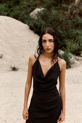 Besatz-Camisole-Kleid