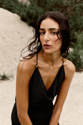 Besatz-Camisole-Kleid