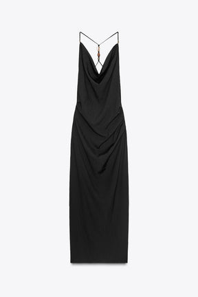 Besatz-Camisole-Kleid