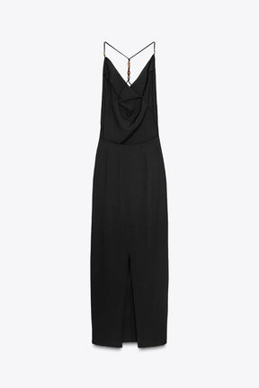 Besatz-Camisole-Kleid