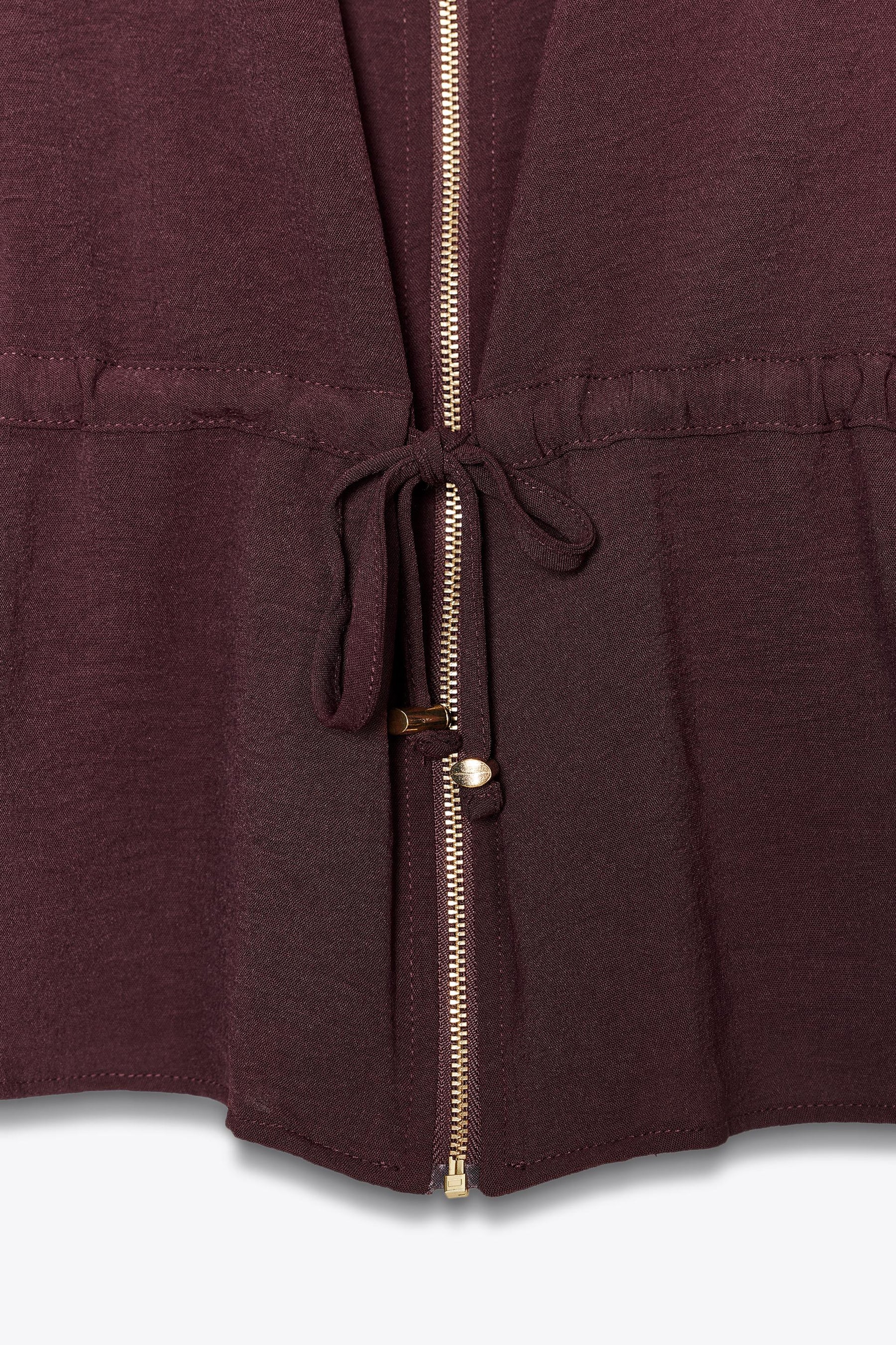 DRAWSTRING SAFARI JACKET - Image 7