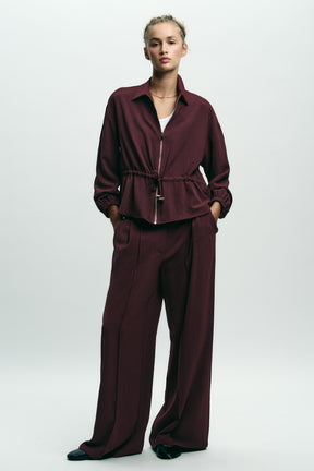 DRAWSTRING SAFARI JACKET - Image 1