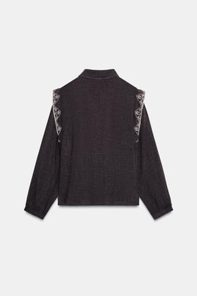 Bestickte Bluse