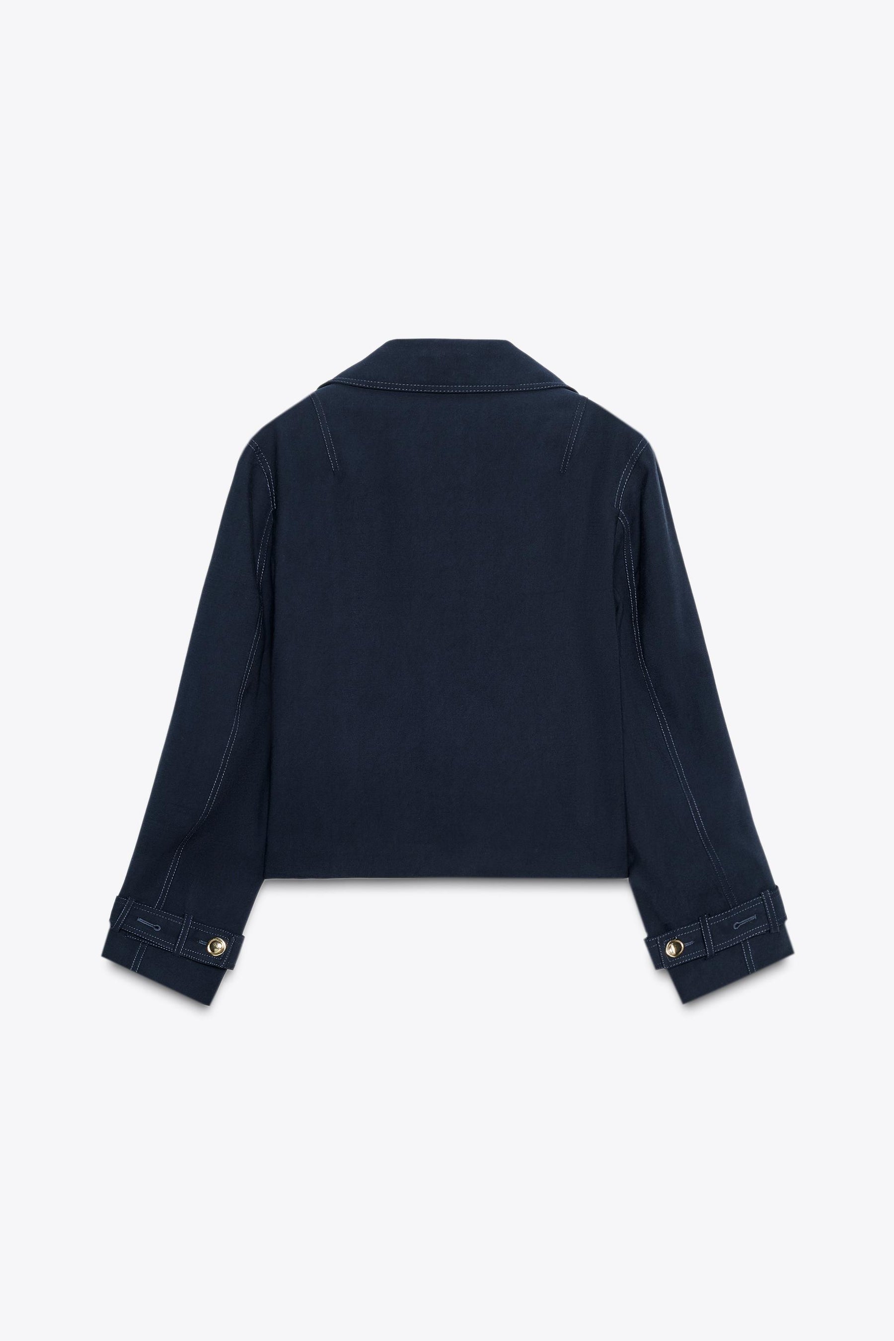 DOUBLE-BREASTED SHORT JACKET - Image 7