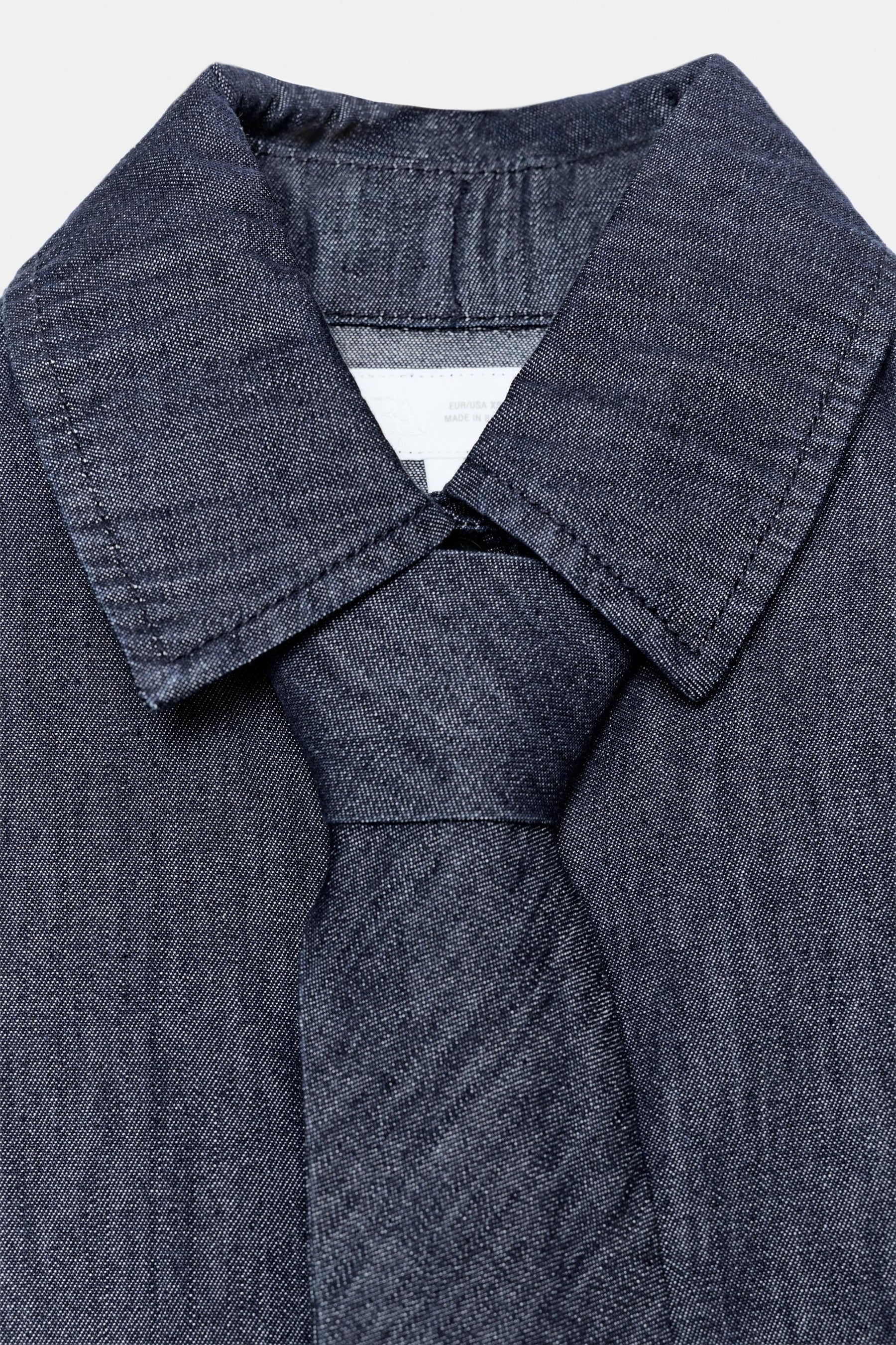 Jeans-Body mit Bindeband