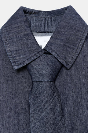 Jeans-Body mit Bindeband