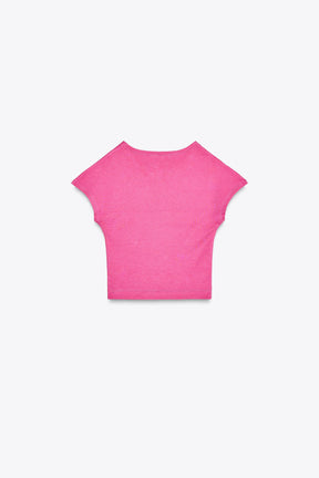 Kurzes Hemd aus Baumwoll-Modal