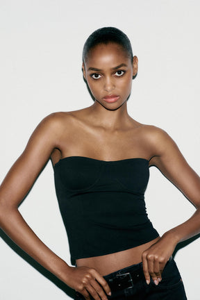 Polyamid-Bandeau-Top