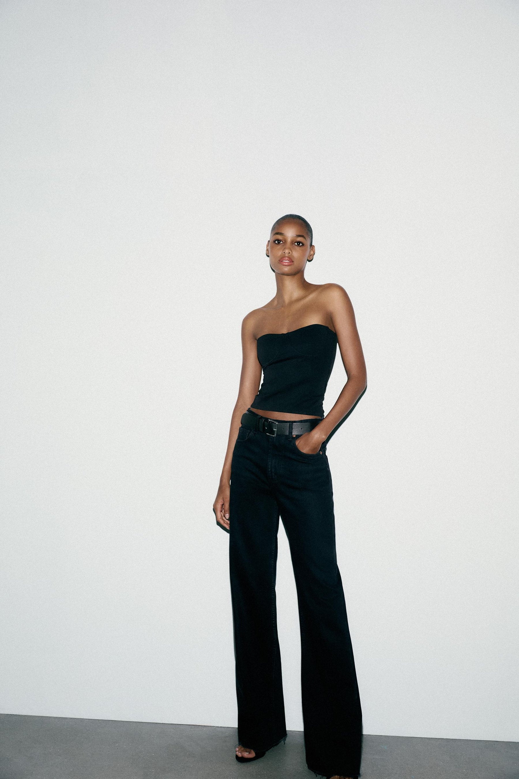 Polyamid-Bandeau-Top