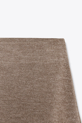 STRUKTURIERTE HOSE MIT WEITEM BEIN