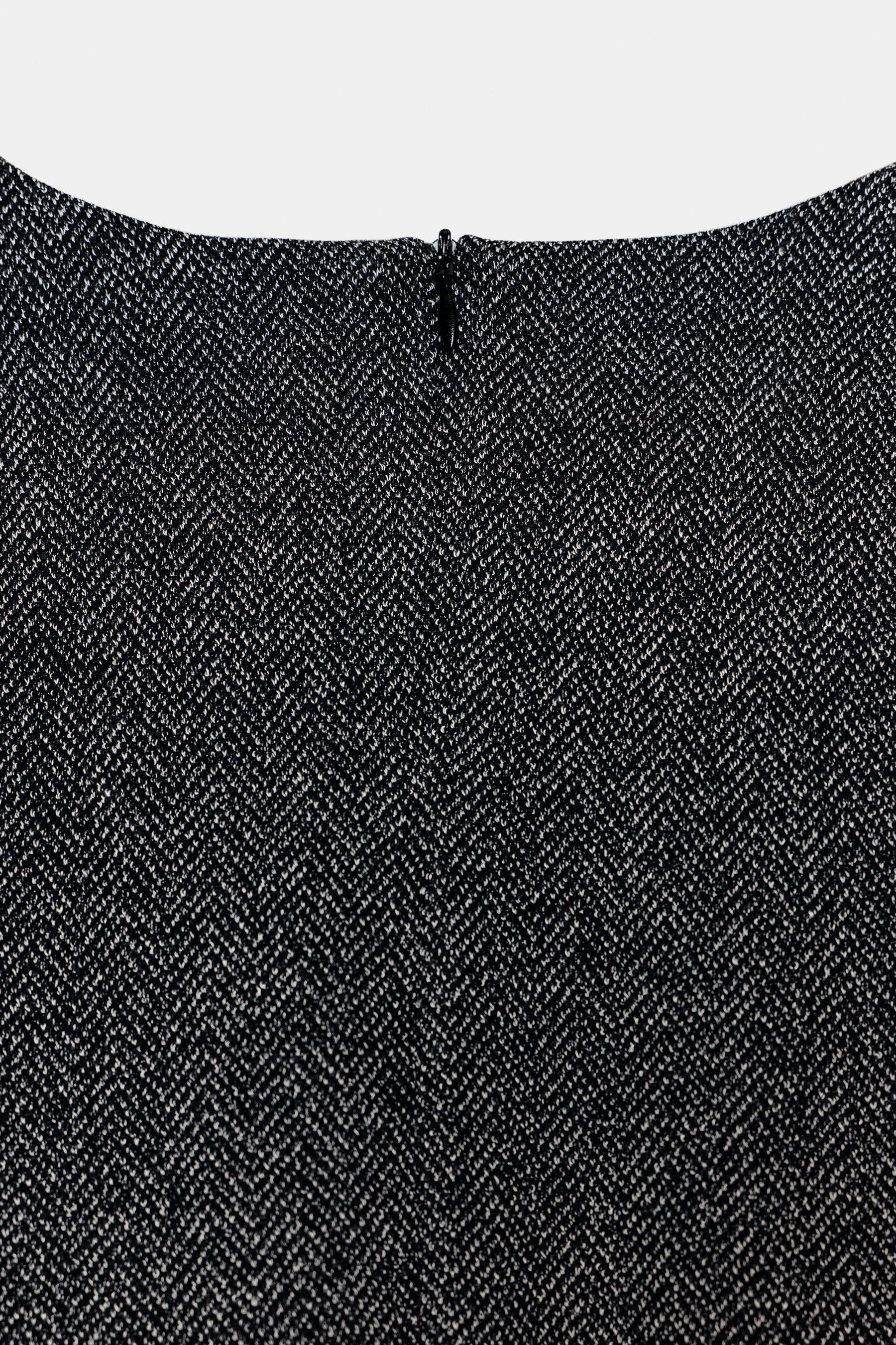 Top aus Twill mit Gürtel