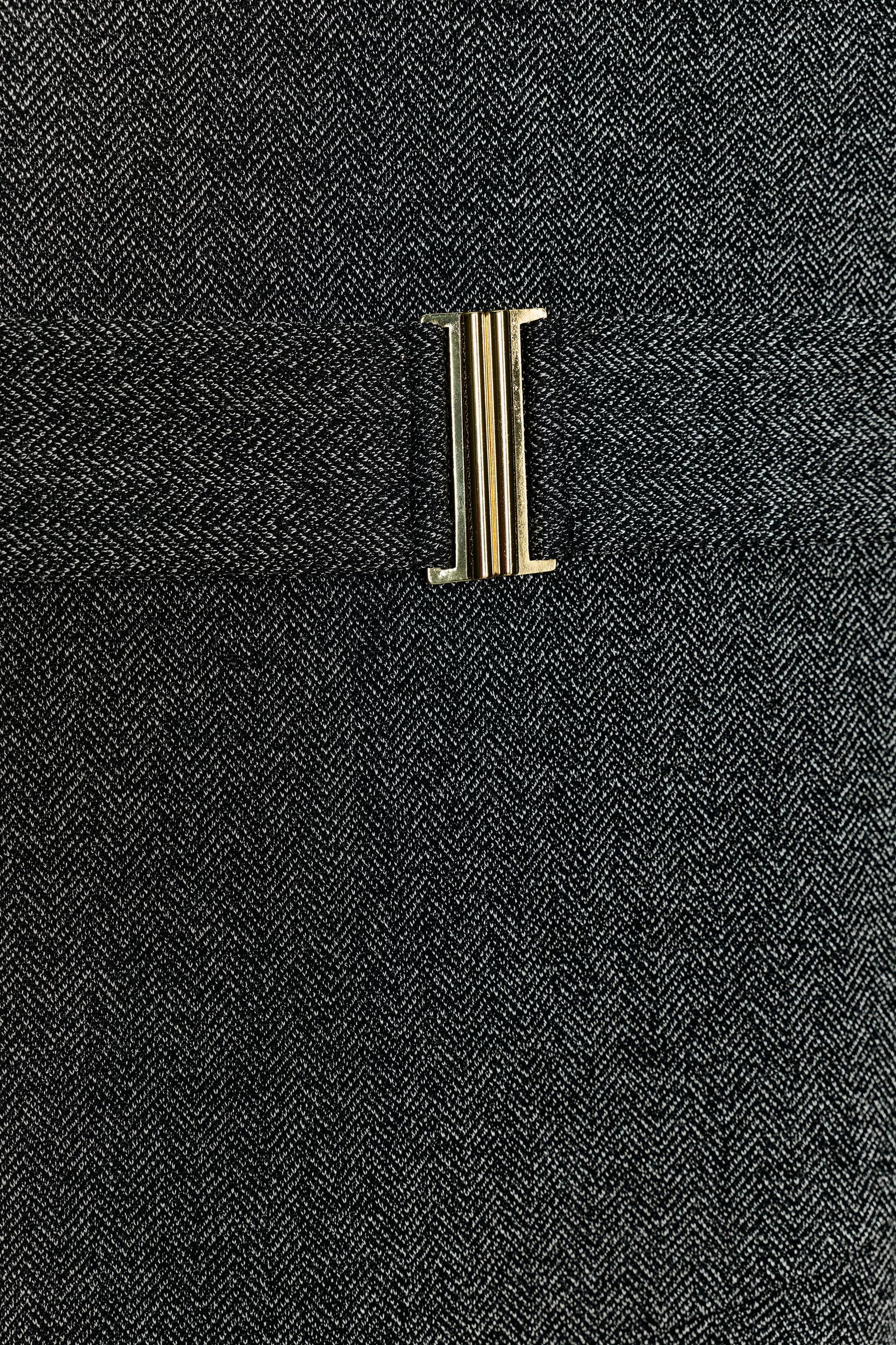 Twillkleid mit Gürtel