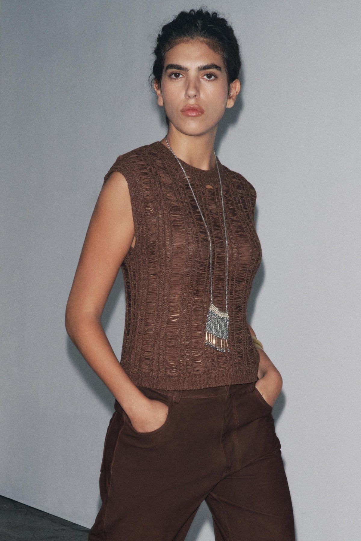 RIBBED KNIT TOP - Image 2