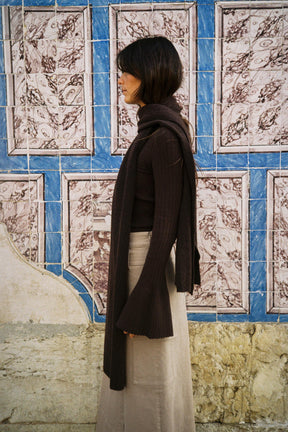 Figurbetonter Strickpullover