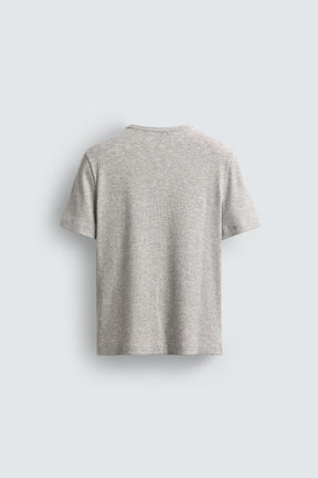 GRANDAD COLLAR T-SHIRT - Image 7
