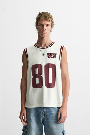 CONTRAST VARSITY TANK TOP - Image 2