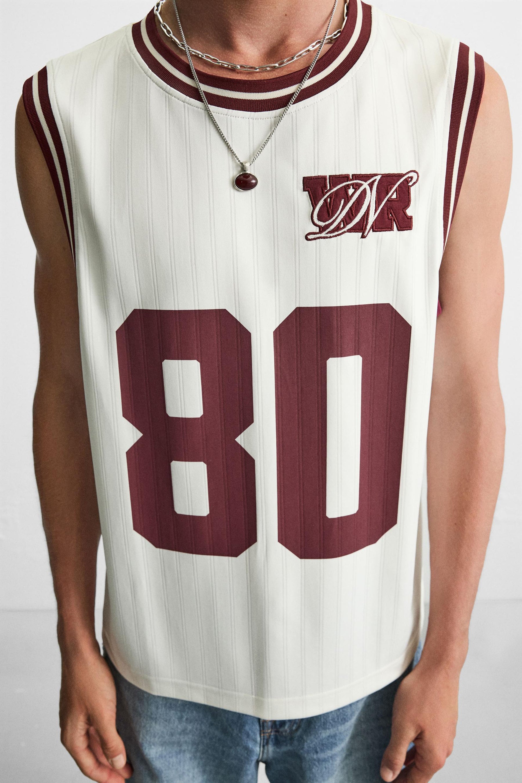 CONTRAST VARSITY TANK TOP - Image 6