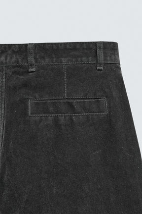 Flocked Relaxed Trousers