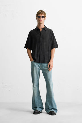 TEXTURED CHECK SHIRT - Image 1